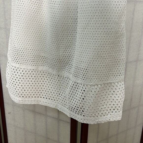 MADEWELL TRELLIS EYELET WHITE‎ SKIRT SIZE S - Picture 3 of 6